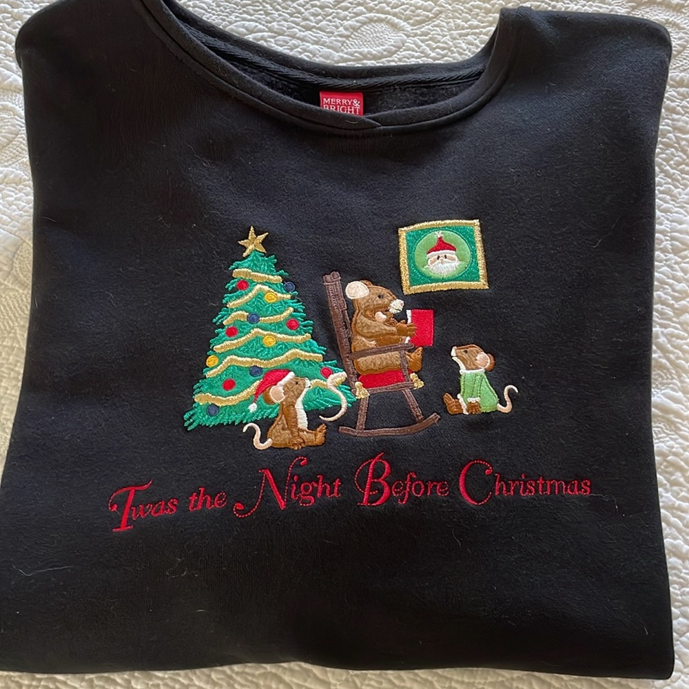 UGLY? Christmas Fleece Lined Sweatshirt Size 2X Excellent Condition Like New! - Picture 14 of 14